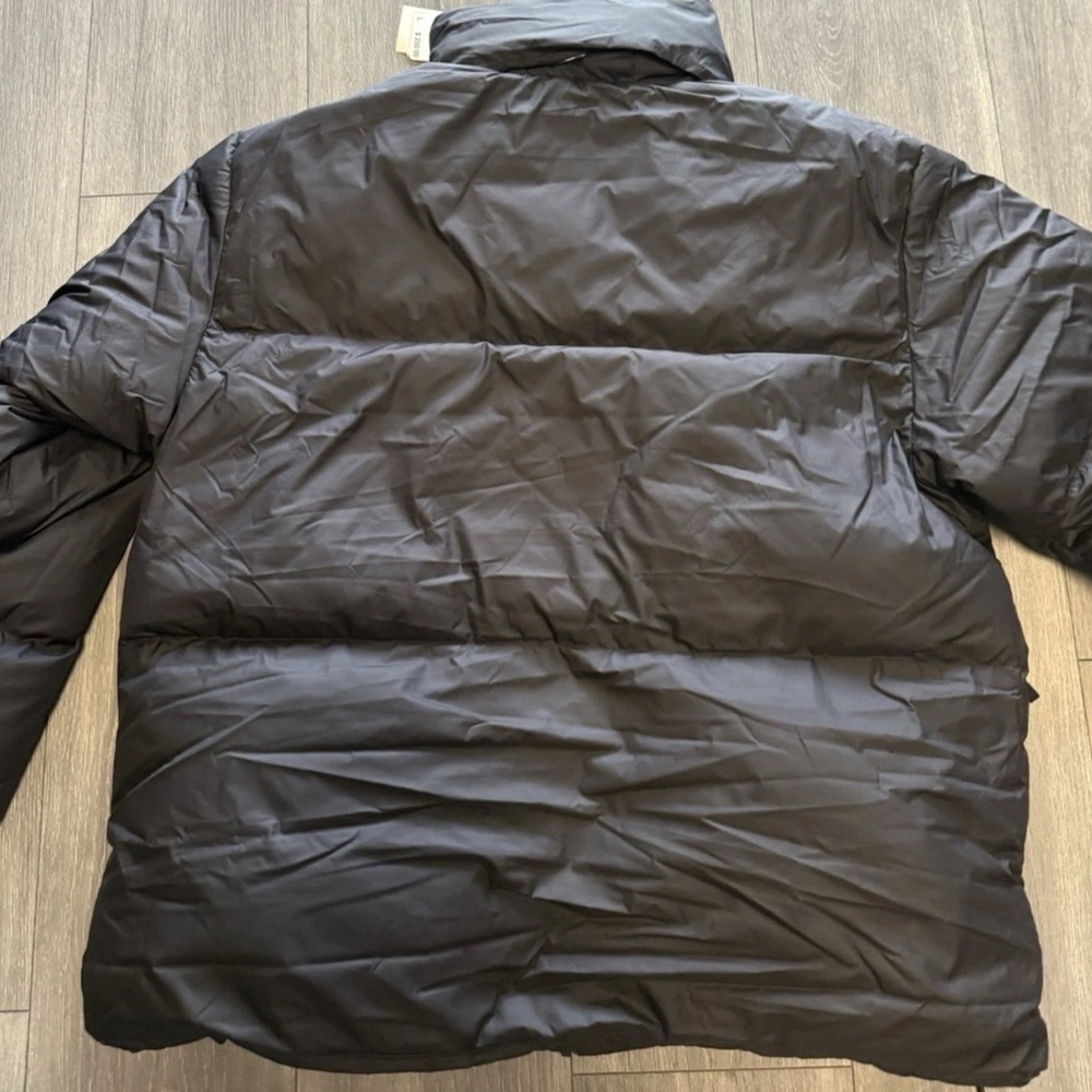 NEW $250 ADIDAS MENS BIG BAFFLE DOWN JACKET PUFFER WARM COAT BLACK IV9776 SZ L - Picture 3 of 6